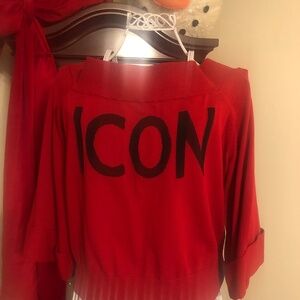 Just in SALE NY &  Company ICON Red  sweater